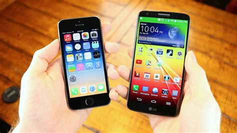 Iphone 5S VS Lg G2 Speed test 